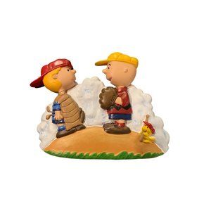 Vintage Charlie Brown And Linus  Playing Catch Magnet United Feature Syndicate